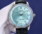 Rolex Datejust 9015 Movement 42mm Italian Cowhide Leather Strap Waterproof 100m Watch